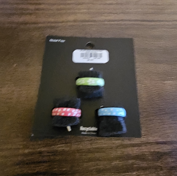 Spring Picnic Rings Set Of 3 Duck Strawberry Flowers Size 7 NEW - Picture 4 of 7